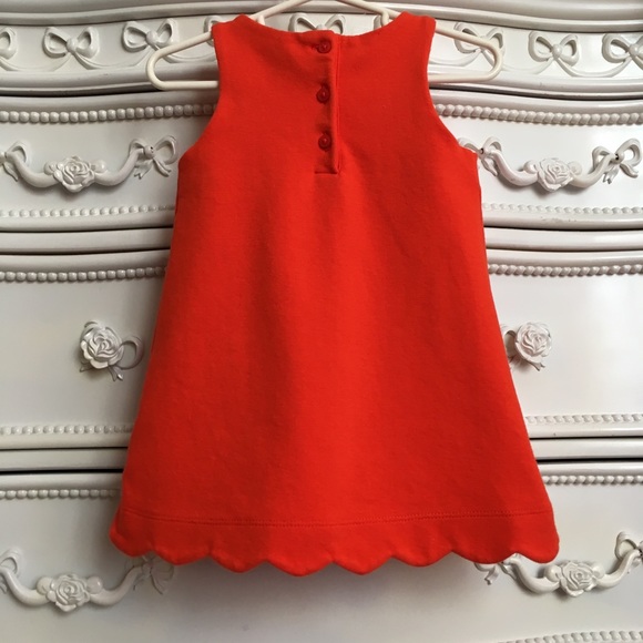 Beautiful JANIE AND JACK Fall scalloped dress - Picture 4 of 5
